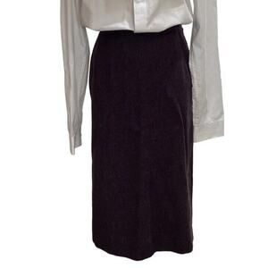 Pendleton Vintage‎ 100% Pure Wool Purple Wine Midi Skirt Lined Size 14 Academic